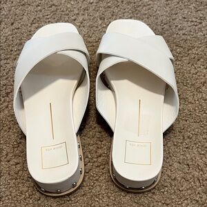 Dolce Vita Cream Women's Slide Sandals